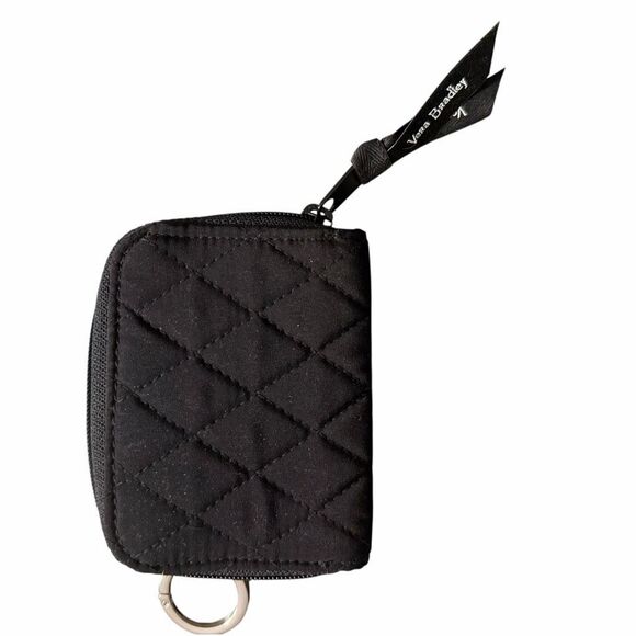 Vera Bradley Black Petite Wallet - Picture 2 of 13